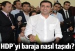 Selahattin Demirtaş, Cumhurbaşkanlığı yarışında HDP'yi baraja taşıdı