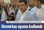 Selahattin Demirtaş oyunu Diyarbakır'da kullandı