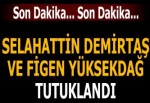 Selahattin Demirtaş ve Figen Yüksekdağ tutuklandı
