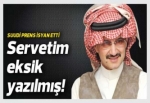 Servetim eksik yazılmış!