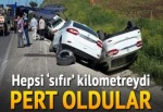 Sıfır kilometre otomobiller pert oldu