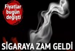 Sigara fiyatları zamlandı