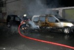 Silopi'de teröristler 11 araç yaktı
