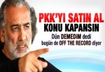 Sinan Çetin: O konuşma off the recorddu