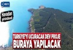 Sinop'ta nükleer santral kurulacak alan havadan görüntülendi.