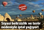 Siyasi belirsizlik turizmi de olumsuz etkiledi