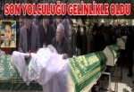 Son yolculuğu gelinlikle oldu