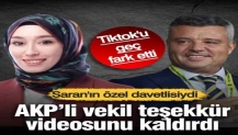Soruşturma sonrası AKP'li vekil teşekkür videolarını kaldırdı: Tiktok'u geç farketti