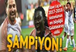 Süper Lig'de şampiyon Galatasaray