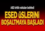 Suriye'de askeri üsler boşaltılmaya başlandı