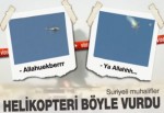 Suriye'li muhalifler askeri helikopter düşürdü!