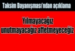 Taksim Dayanışması: Yılmayacağız, affetmeyeceğiz