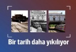 Tarihi Göztepe tren istasyonu yıkılıyor