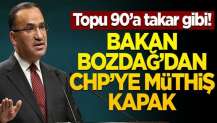 Topu 90'a takar gibi! Bakan Bozdağ'dan CHP'ye müthiş kapak