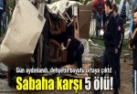 Trabzon'da trafik kazası: 5 ölü