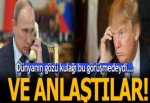 Trump ile Putin telefonda görüştü