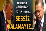 Trump'tan Cumhurbaşkanı Erdoğan'a tebrik telefonu