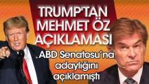 Trump'tan Mehmet Öz'e destek