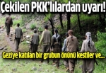 Tunceli'de PKK'lıların çekilmesi sürüyor