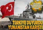 Türkiye duyurdu! Doğu Akdeniz'de gerilim yükseldi.