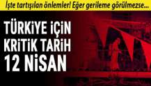 Türkiye için kritik tarih 12 Nisan... Durmazsa sert tedbirler yolda