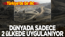 Türkiye madenciliğinde bir ilk! Dünyada sadece 2 ülkede uygulanıyor