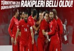 Türkiye'nin 2018 Dünya Kupası'ndaki rakipleri belli oldu