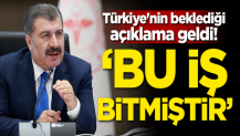 Türkiye'nin beklediği açıklama geldi! 'Bu iş bitmiştir'