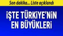 Türkiye'nin en büyük şirketi TÜPRAŞ oldu