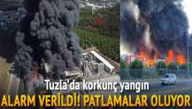 Tuzla'da yangın