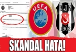 UEFA'dan skandal hata!