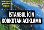 Ürküten deprem açıklaması