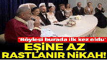 Üsküdar’da eşi benzerine zor rastlanır nikah töreni!