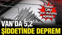 Van'da şiddetli hissedilen deprem