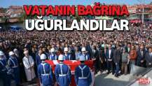 Vatanın bağrına uğurlandılar