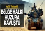 Vefalı Türk geldi, bölge huzura kavuştu