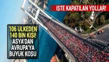 Vodafone 41. İstanbul Maratonu başladı! İşte kapatılan yollar