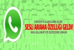 Whatsapp sesli arama özelliği geldi! Nasıl kullanılır?