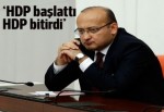 Yalçın Akdoğan: HDP başlattı, HDP bitirdi