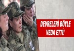 Yarbay Songül Yakut'a kadın devreleri böyle veda etti