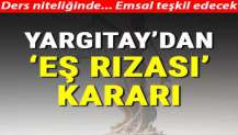 Yargıtay'dan eş rızası kararı