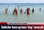 Yazlıkçılar hem tatil hem sandık dedi