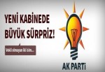 Yeni kabinede büyük sürpriz