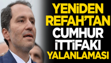 Yeniden Refah Partisi'nden Cumhur İttifakı yalanlaması