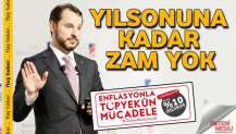 Yılsonuna kadar zam yok