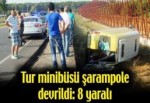 Yolcu Midibüsü Şarampole Devrildi: 8 Yaralı