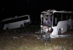 Yolcu otobüsleri kaza yaptı: 1 ölü