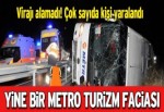 Yolcu otobüsü şarampole yuvarlandı: 22 yaralı