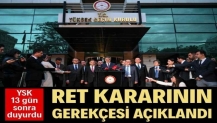 YSK, kurultay kararının gerekçesini açıkladı