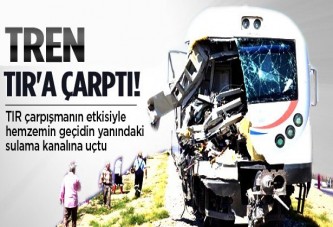 TIR treni bu hale getirdi